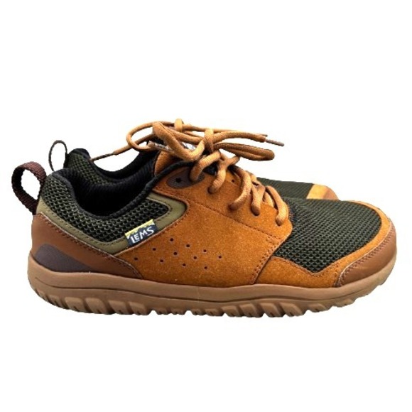 Lems Primal Zen Woodland Shoes Sneakers Men's 9.5 Minimalist Vegan Cork Insole